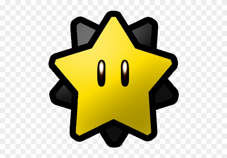 Green Valley - Super Mario Star Clipart