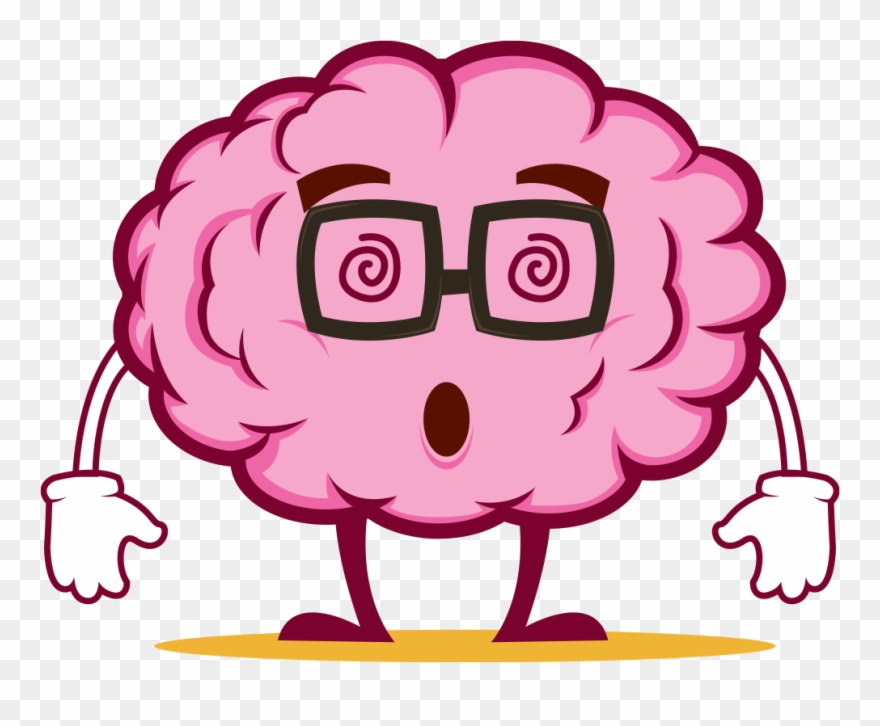 Brain Clipart Emoji - Brain Talking Cartoon - Png Download