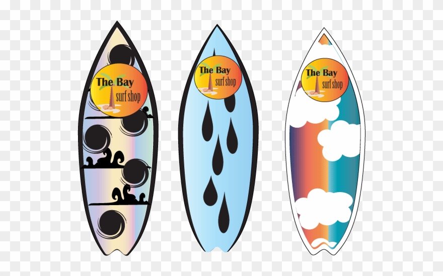 In This Project We Designed And Created Our Own Surfboards - Surfboard Clipart