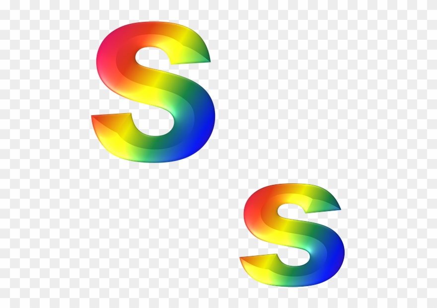Images For Letters 4, Buy Clip Art - Rainbow O - Png Download