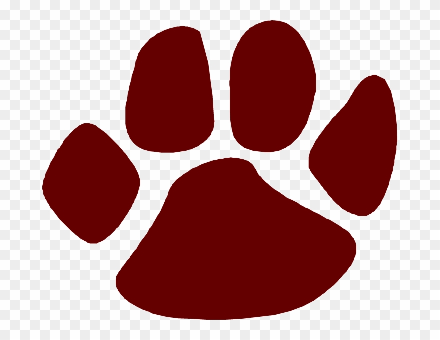 Cougar Paw Print Clip Art Clipart - Cy Fair Bobcats Logo - Png Download