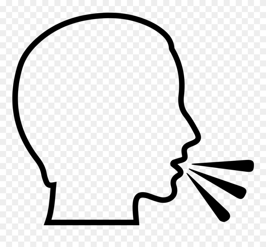 Cough Into Your Sleeve, Not Your Hands - Cough Clipart