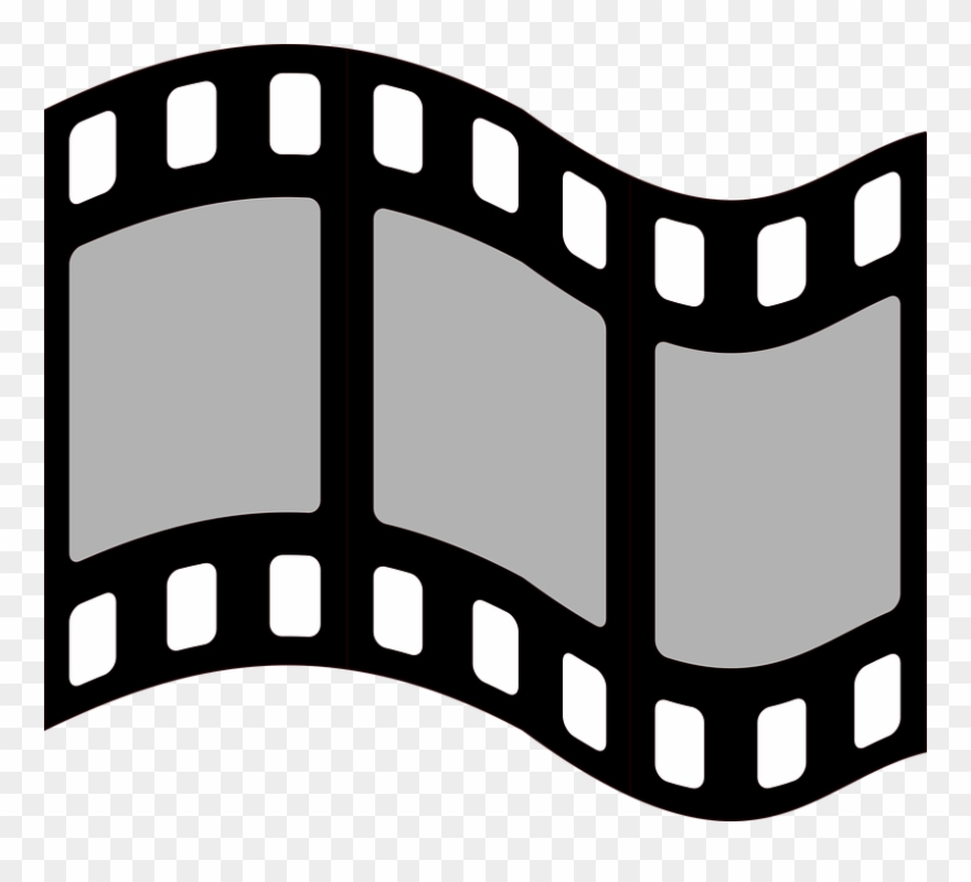 Movie Reel Border 15, Buy Clip Art - Simbolo De Pelicula Png Transparent Png