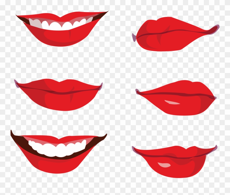 Smile Lips Vector Png Clipart