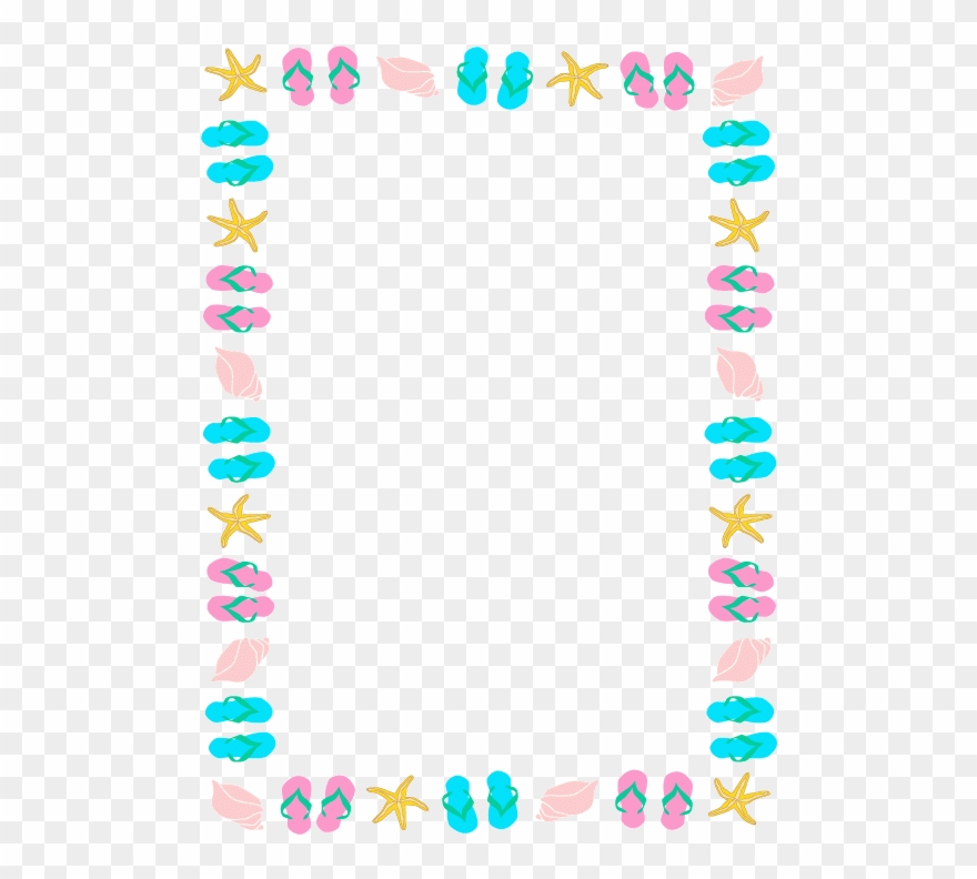 Holidays Clipart Boarder - Clip Art Shell Border - Png Download