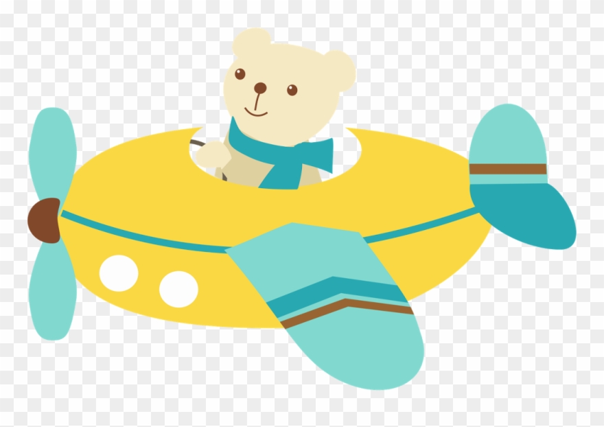 Aviador Viria, Say Hello, Silhouette Cameo, Svg File, - Baby On Airplane Clipart - Png Download