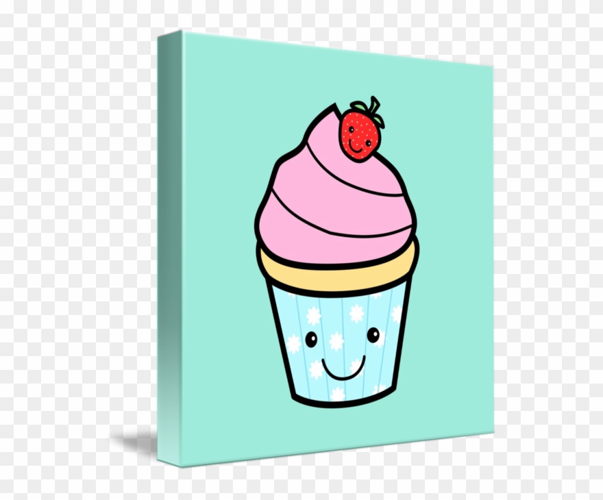 Cupcake Clipart Strawberry Cupcake - Madeleine - Png Download