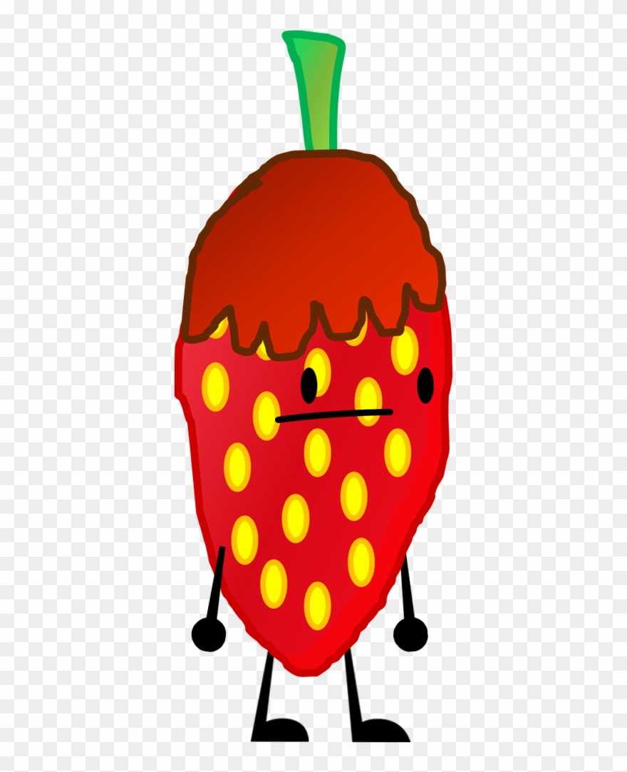 Chocolate Coated Strawberry Clipart