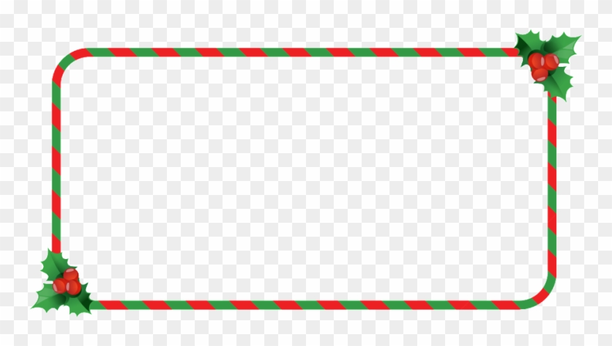 Strawberry Border Png Element - 聖誕 邊框 Clipart