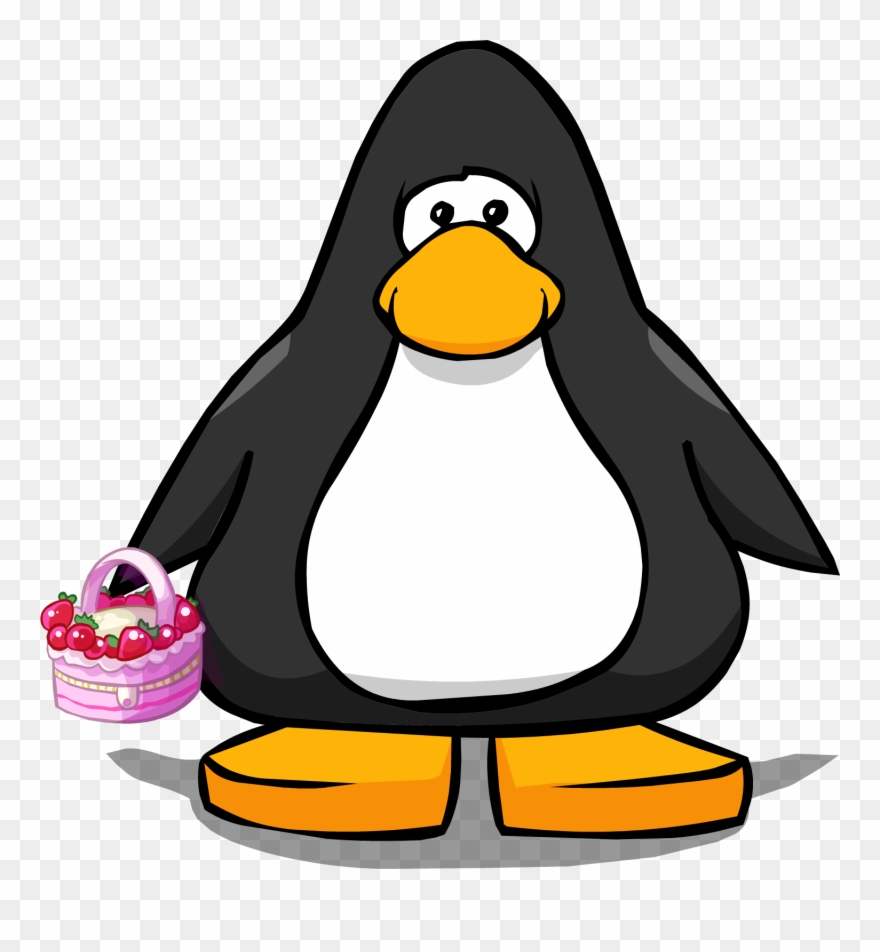 Strawberry Cake Purse On A Player Card - Club Penguin Clipart