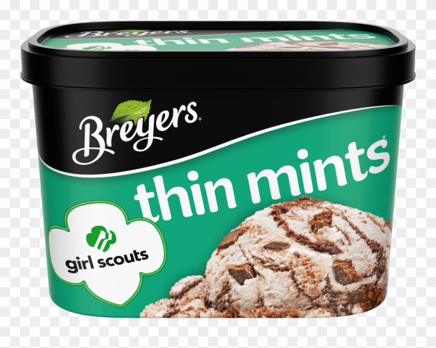 Girl Scout Png - Breyers Strawberry Cheesecake Ice Cream Clipart