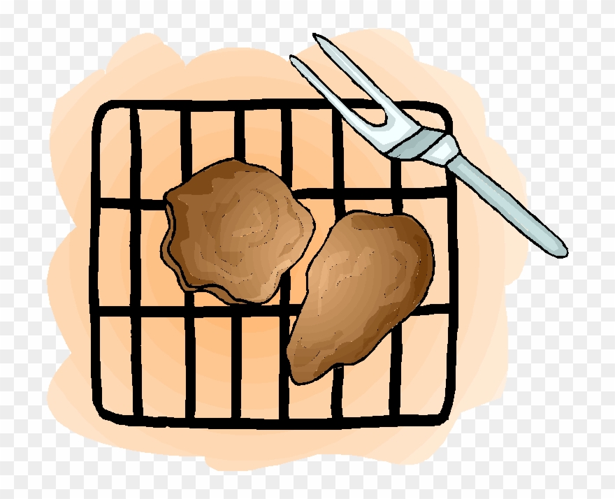 Cooked Chicken Clipart At Getdrawings - Grill Clip Art - Png Download