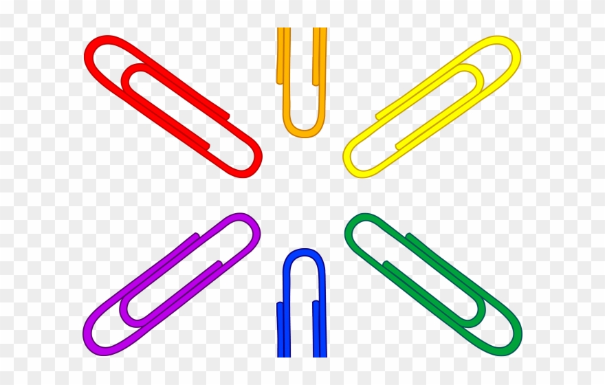 Paper Clipart Office Paper - Paper Clip Clipart - Png Download