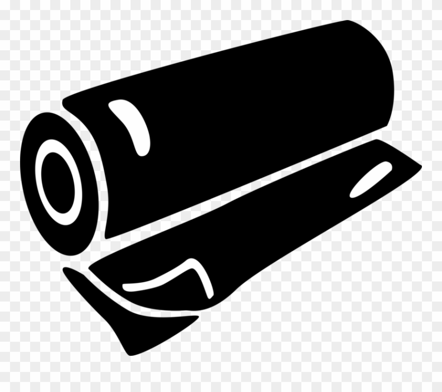 Vector Illustration Of Newsprint Paper Roll Prints - Newspaper Clipart