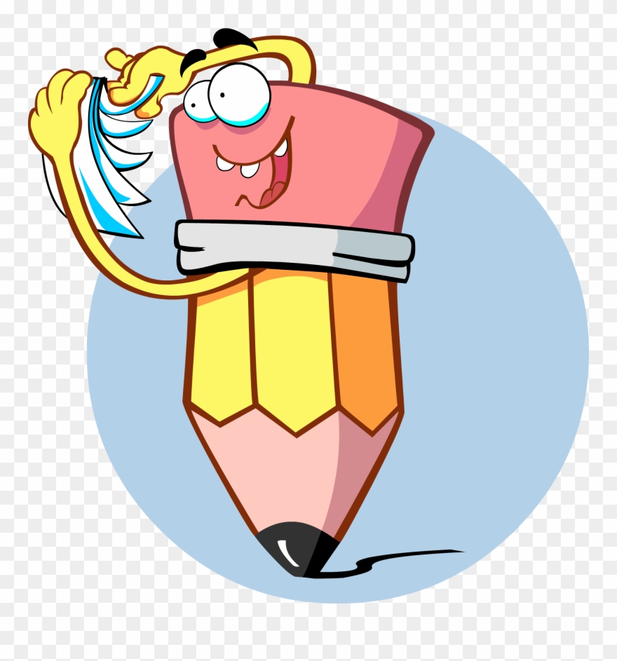 Pen Man Roll Paper - Pen And Paper Animated Clipart