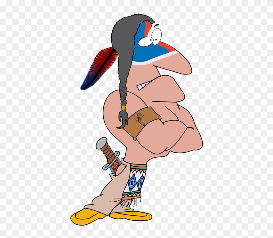 American Indian Clipart 27, Buy Clip Art - Cartoon Indians - Png Download