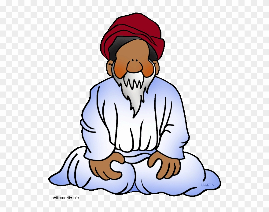 Old Clipart Indian - Ancient Indian Man Clipart - Png Download