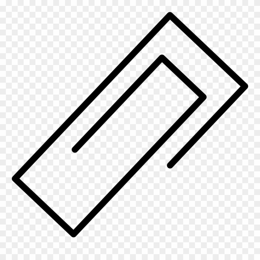 Squared Paperclip Comments - Portable Network Graphics - Png Download