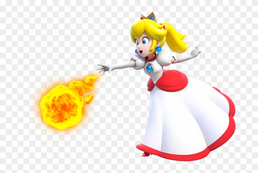 Medium Size Of How To Draw Mario Characters Step By - Super Mario 3d World Fire Peach Clipart