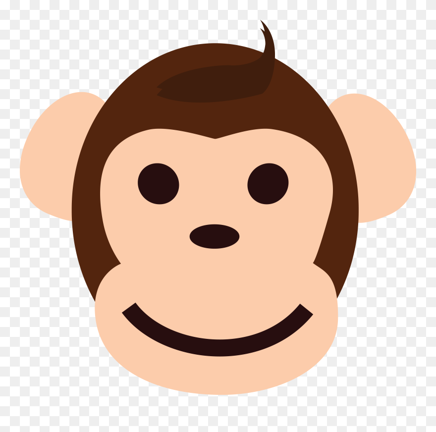 Monkey Cartoon Clipart 10, Buy Clip Art - Monkey Face Png Transparent Png