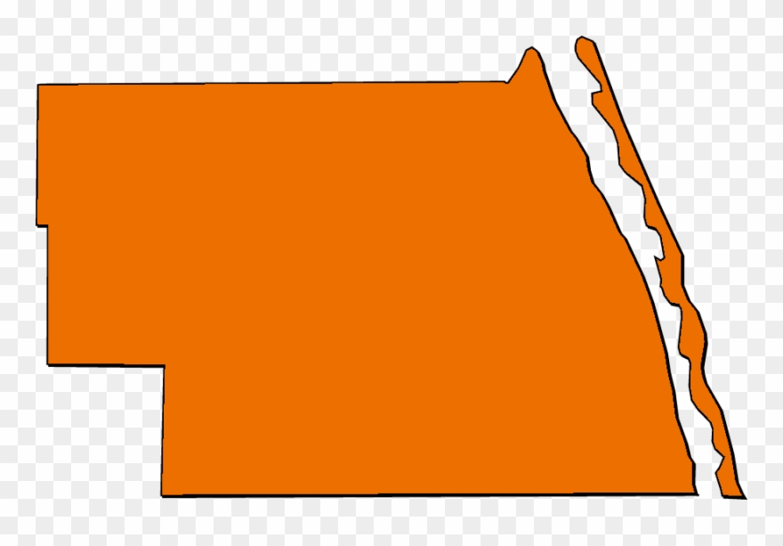 A Collection Of Simplified Outline Maps Of Indian River - Clip Art - Png Download