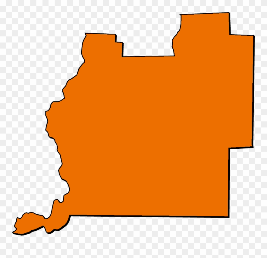 A Collection Of Simplified Outline Maps Of Washington - Map Clipart