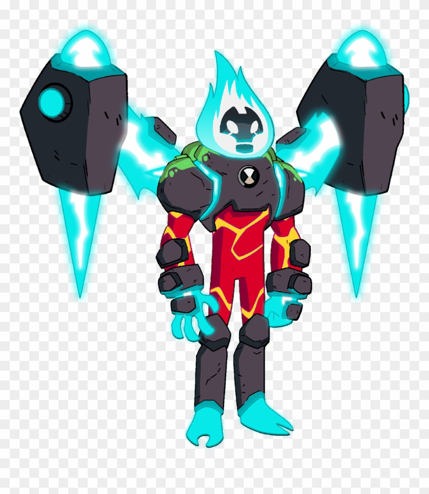 Omni-enhanced Heatblast - Ben 10 Heatblast Omni Enhanced Clipart