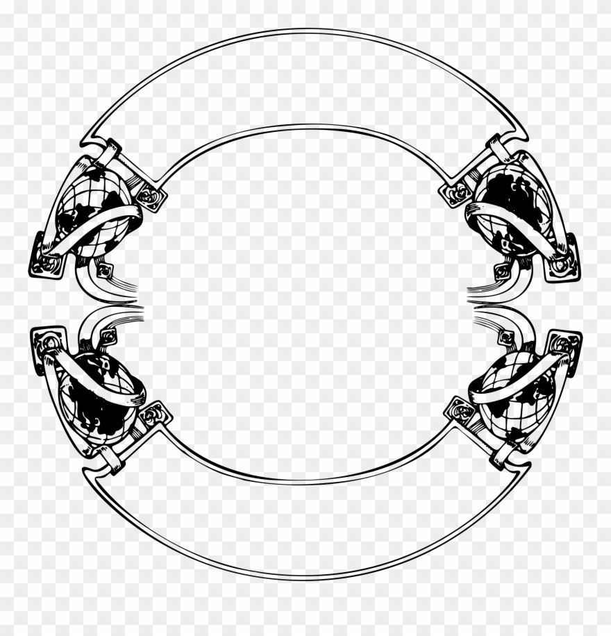 Globe Banner Big Image Png - Round Banner Clipart Transparent Png