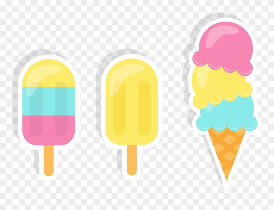 Ice Cone Drawing Sticker Transprent Png Free - Ice Cream Clipart