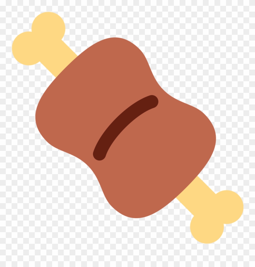 File Twemoji2 1f356 Svg Meat Emoji Clipart (1213877) PinClipart