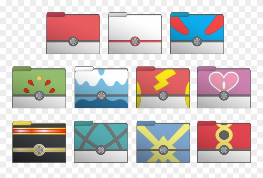 Pokemon Folder Icon Clipart