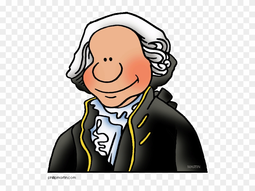 Colonial America Clip Art By Phillip Martin, George - Clip Art George Washington - Png Download