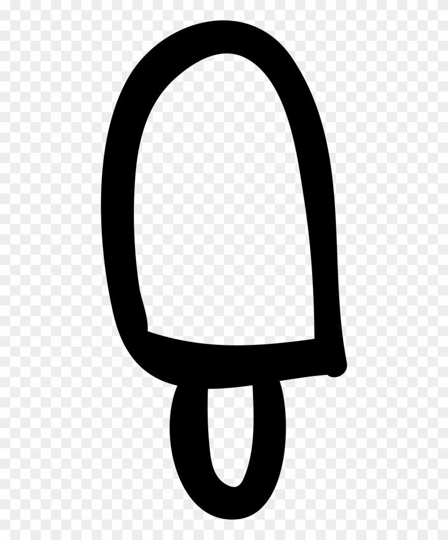 Ice Cream Stick Hand Drawn Dessert Comments Clipart