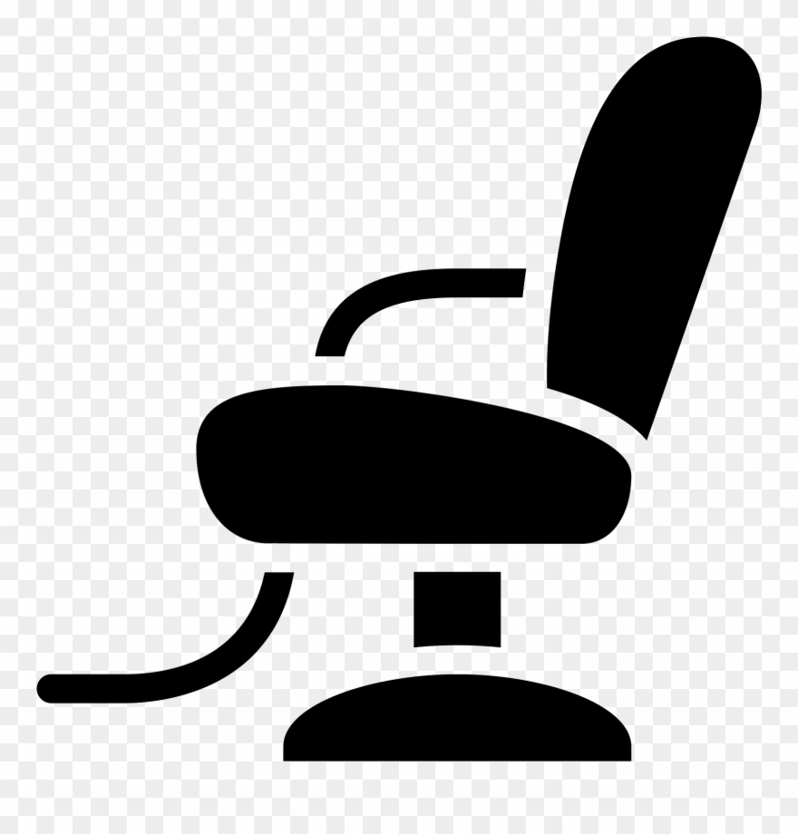 Barber Chair Filled Icon - Jobs Flyer Clipart