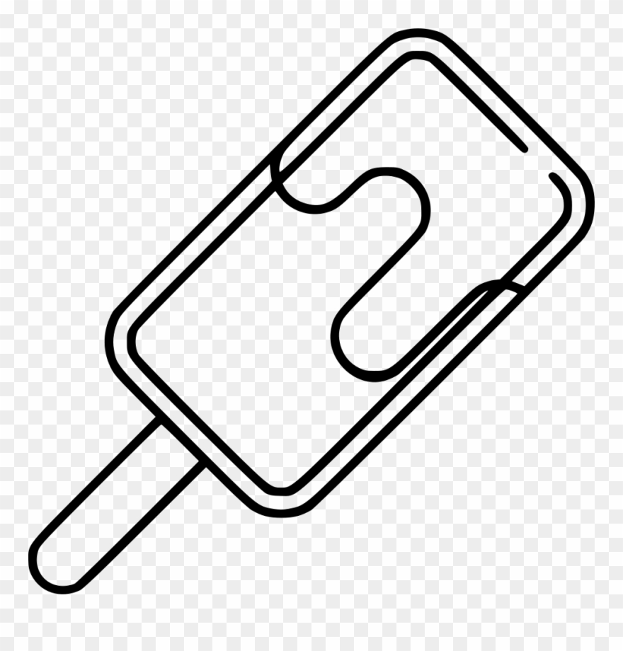 Ice Cream Stick Comments - Scalable Vector Graphics Clipart