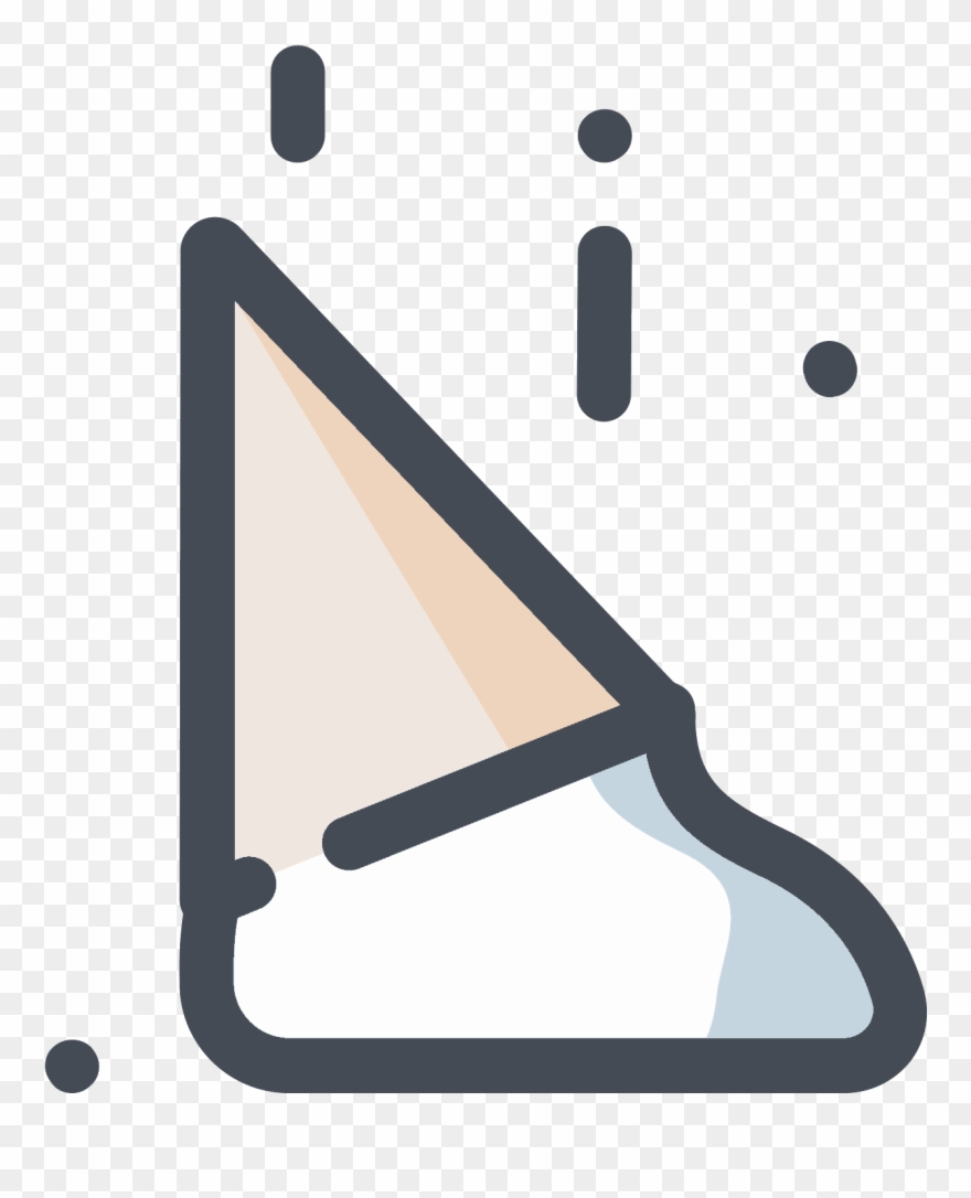 Fallen Ice Cream Cone Icon - Ice Cream Clipart