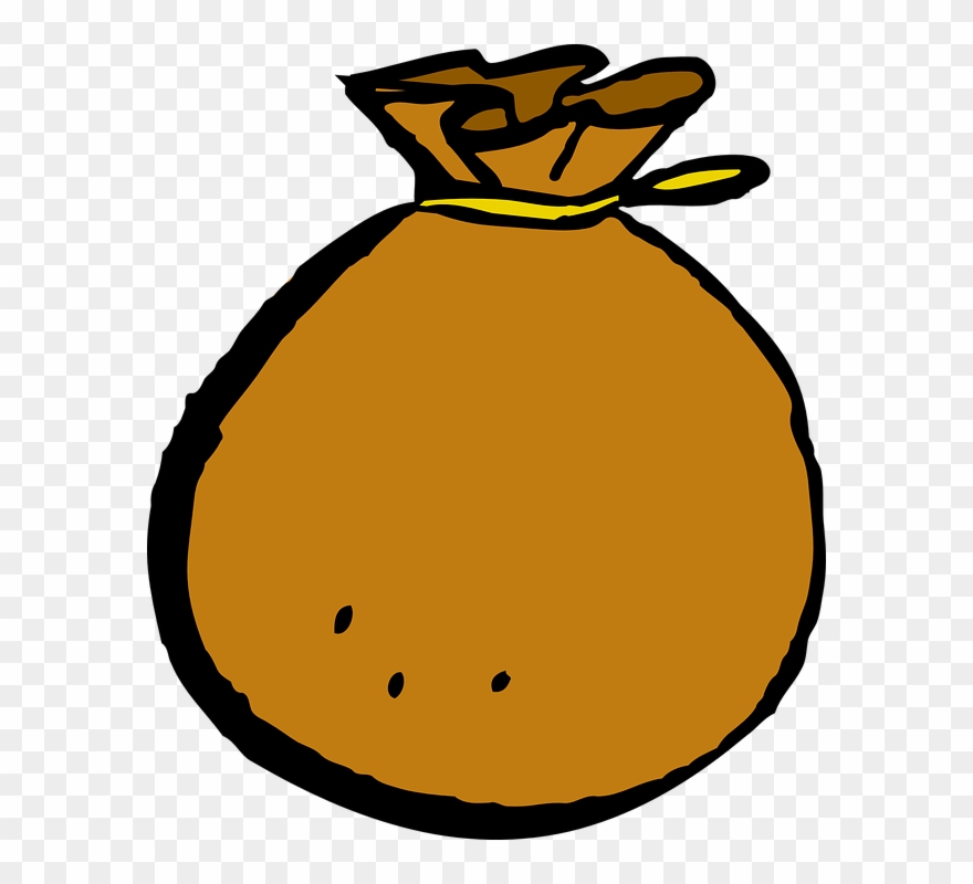 Similar Images For Potatoes Bag Cliparts - Money Bag Clipart - Png Download