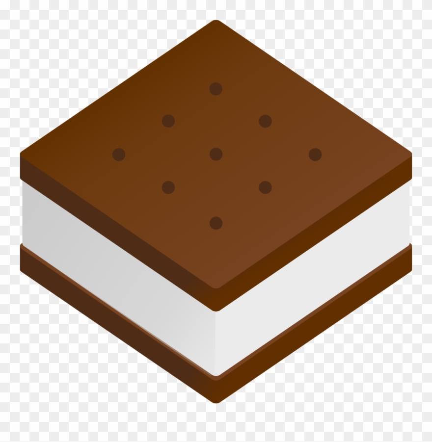 Ice Cream Sandwich - Plywood Clipart