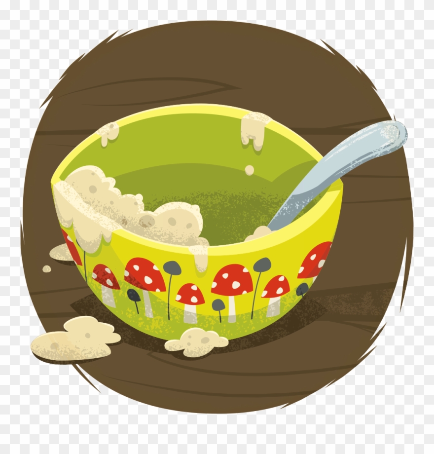 Vector Free Stock Empty Bowl Clipart - Empty Porridge Bowl Clipart - Png Download