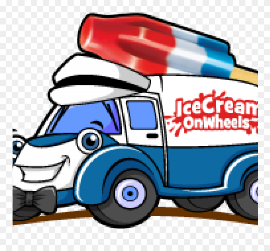 Ice Cream On Wheels - Truck Clipart