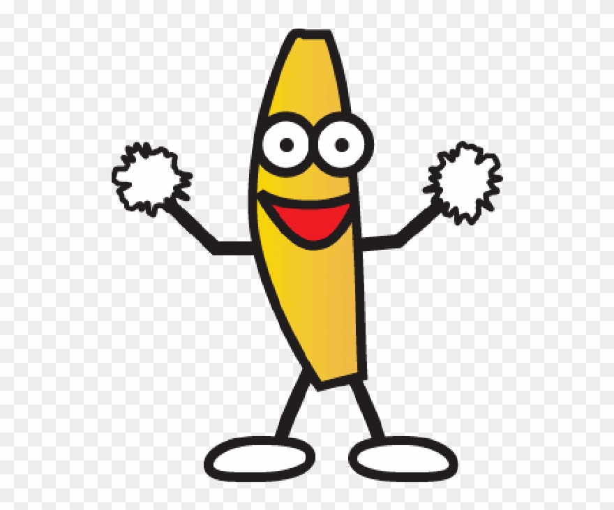 Animated Banana - Happy Birthday Banana Funny Clipart