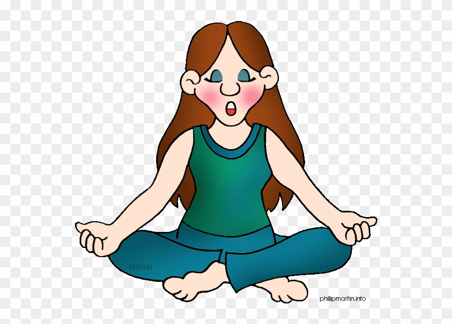 Free Occupations Clip Art By Phillip Martin, Yoga - Yoga Instructor Clip Art - Png Download