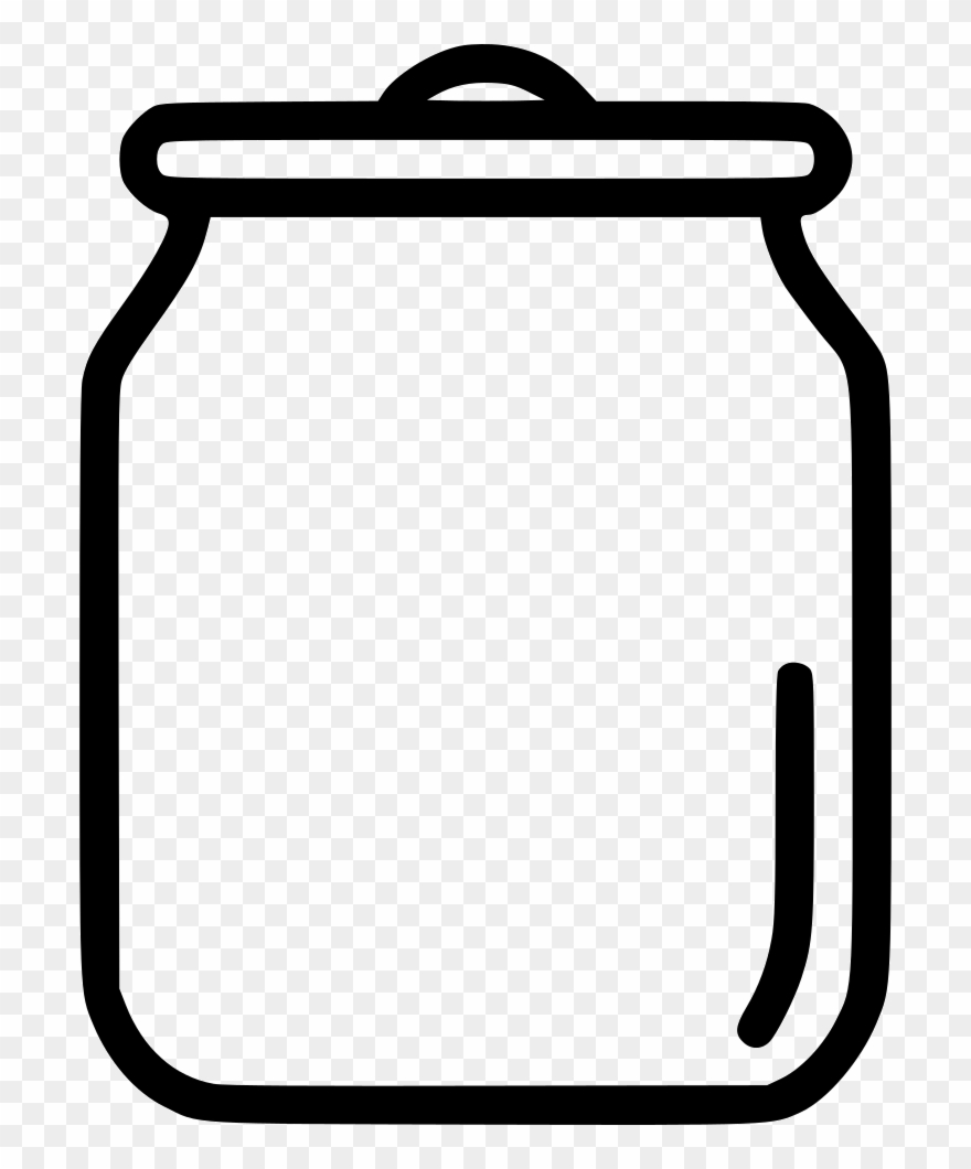 Can Jar Pickle Vessel Container Comments - Jar Icon Png Clipart