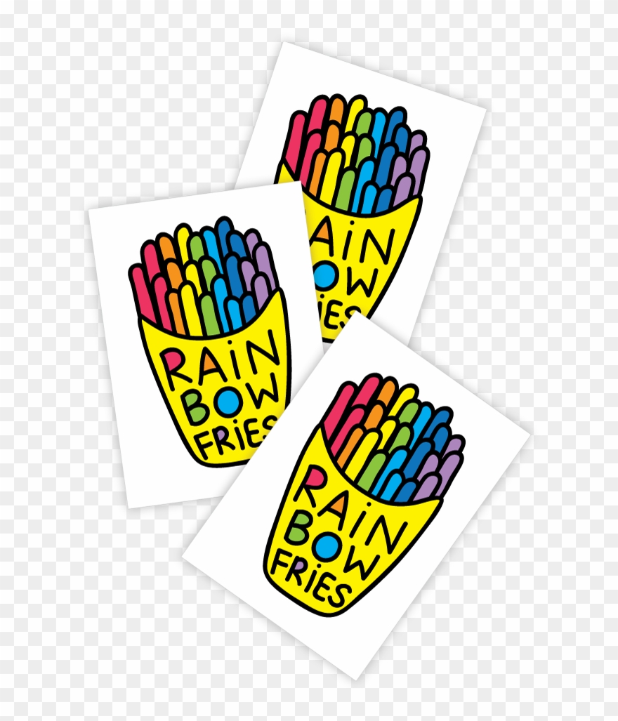 High Quality Temporary Tattoos With Oh So Yummy Rainbow Clipart
