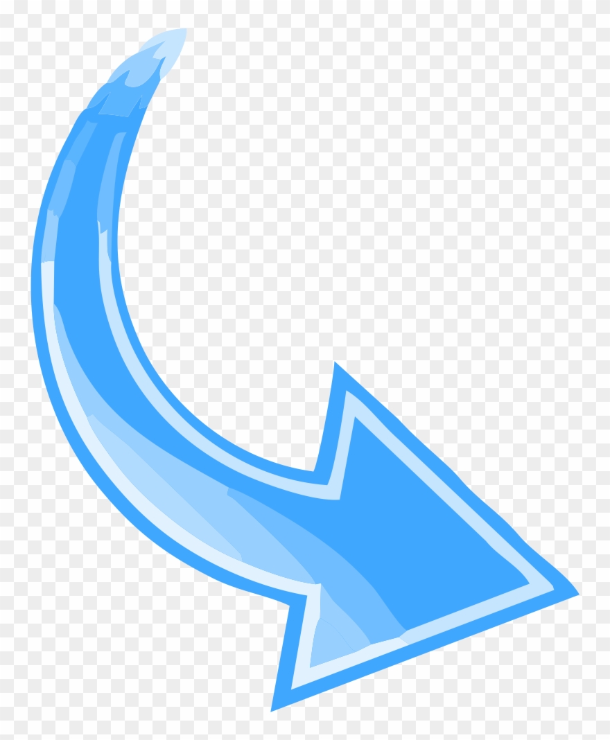 The Niche Cash Machine Blueprint - Blue Curved Arrow Gif Clipart