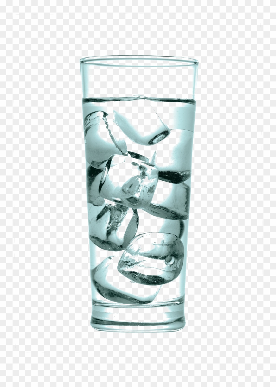 Liquid Clipart Glass Ice Water - Vino Veritas In Aqua Sanitas - Png Download