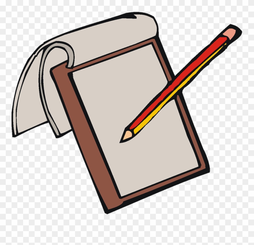 Pen Clipart - Notepad And Pen Clipart - Png Download