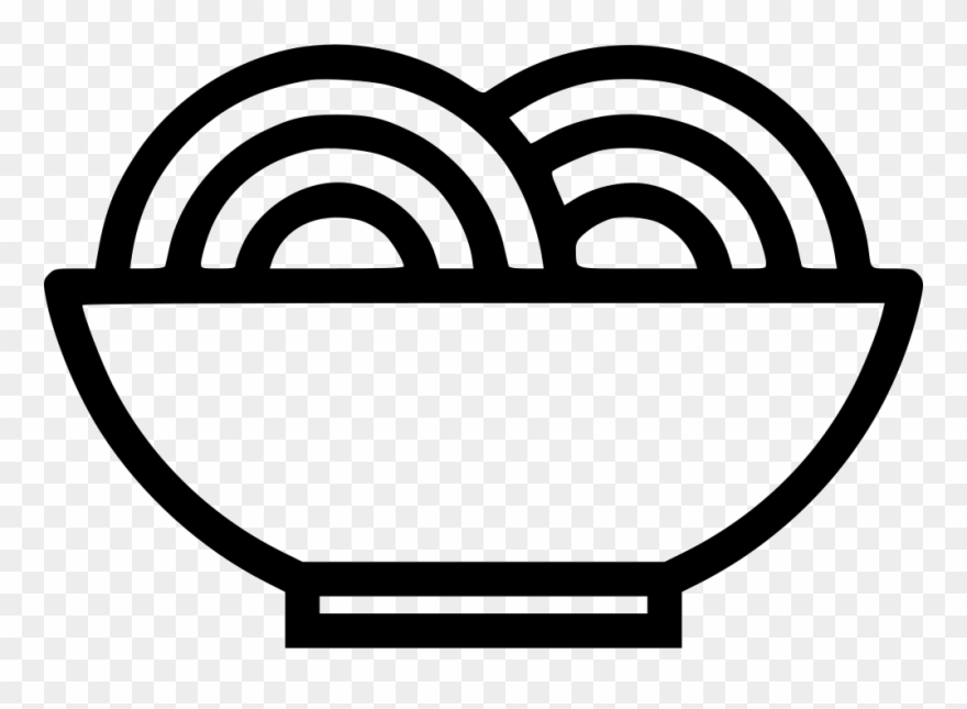 Noodles Bowl Spaghetti Eat Chinese Italian Food Comments - Icon Bakmi Png Clipart