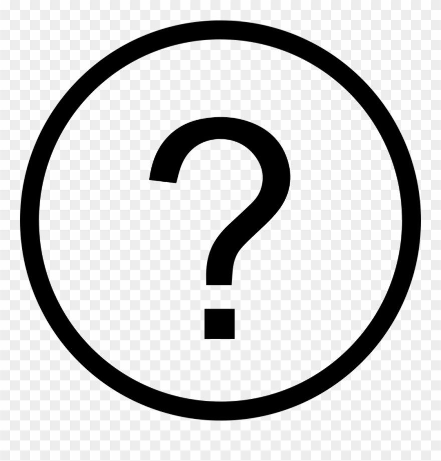 Question Mark Icons - Question Mark In Circle Png Clipart