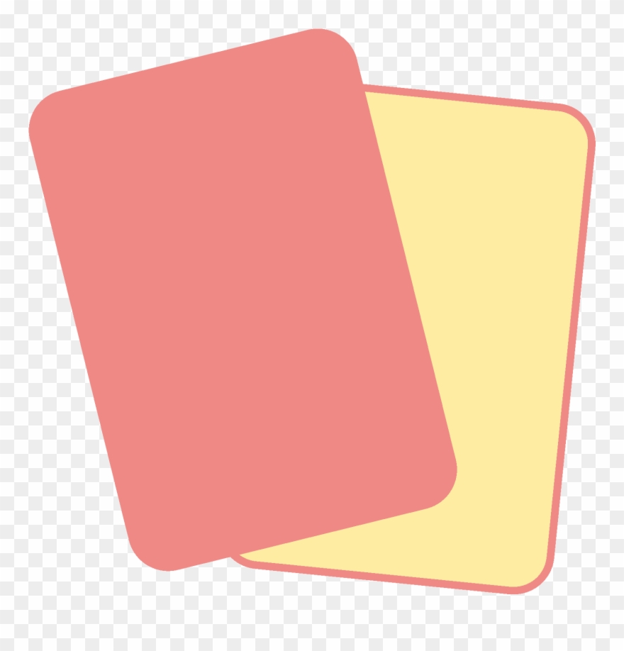 Rot Gelbe Karten Icon Red And Yellow Card Png Clipart 1215999 Pinclipart